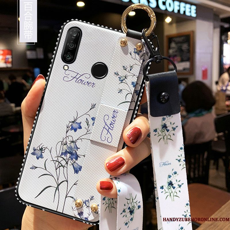 Hoesje Huawei P30 Lite Zacht Langetelefoon, Hoes Huawei P30 Lite Bescherming Anti-fall Purper