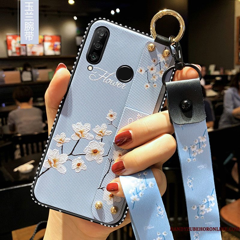 Hoesje Huawei P30 Lite Zacht Langetelefoon, Hoes Huawei P30 Lite Bescherming Anti-fall Purper