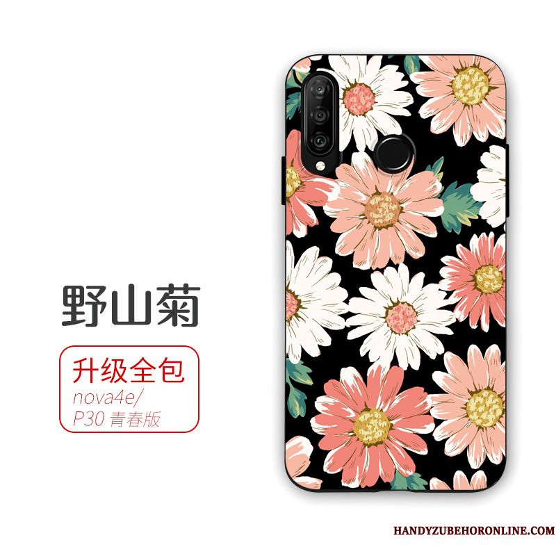 Hoesje Huawei P30 Lite Zacht Schrobbentelefoon, Hoes Huawei P30 Lite Anti-fall Mini