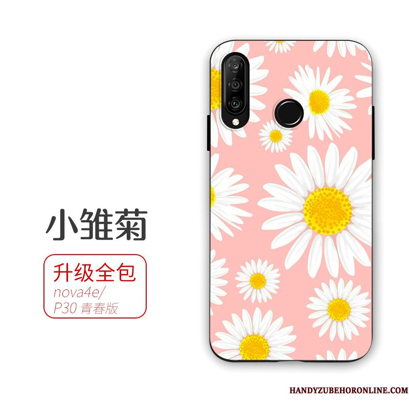 Hoesje Huawei P30 Lite Zacht Schrobbentelefoon, Hoes Huawei P30 Lite Anti-fall Mini