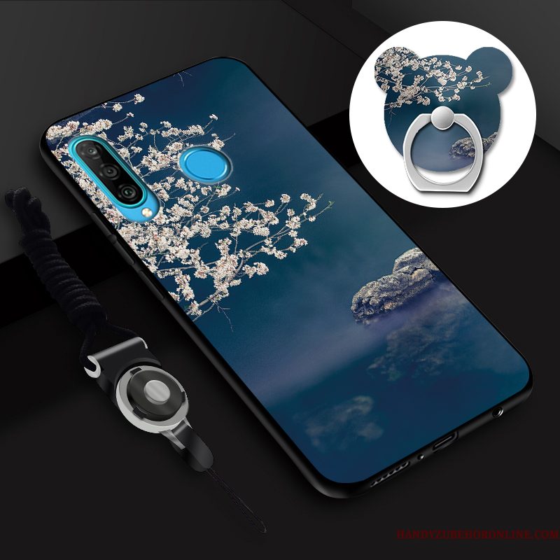 Hoesje Huawei P30 Lite Zacht Skärmskydd Wit, Hoes Huawei P30 Lite Telefoon Persoonlijk