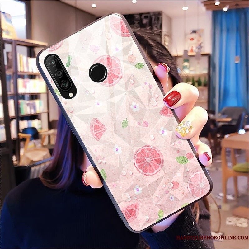 Hoesje Huawei P30 Lite Zacht Telefoon Anti-fall, Hoes Huawei P30 Lite Zakken Mini Geel