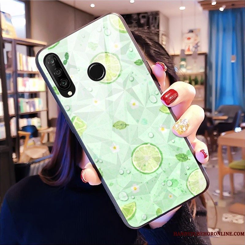 Hoesje Huawei P30 Lite Zacht Telefoon Anti-fall, Hoes Huawei P30 Lite Zakken Mini Geel