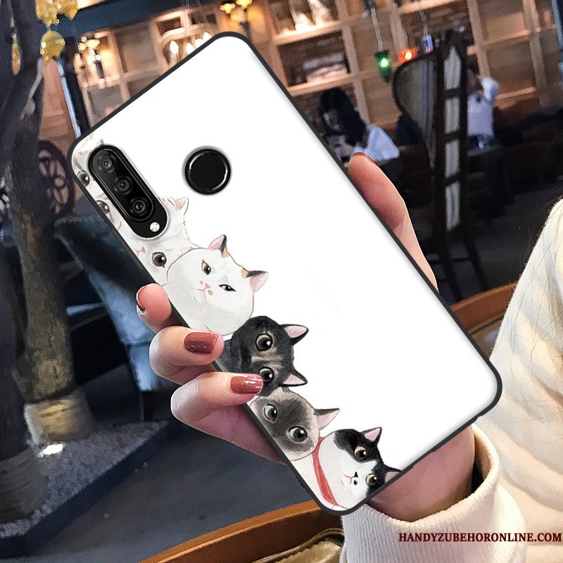 Hoesje Huawei P30 Lite Zacht Telefoon Trendy Merk, Hoes Huawei P30 Lite Kleur Mooie