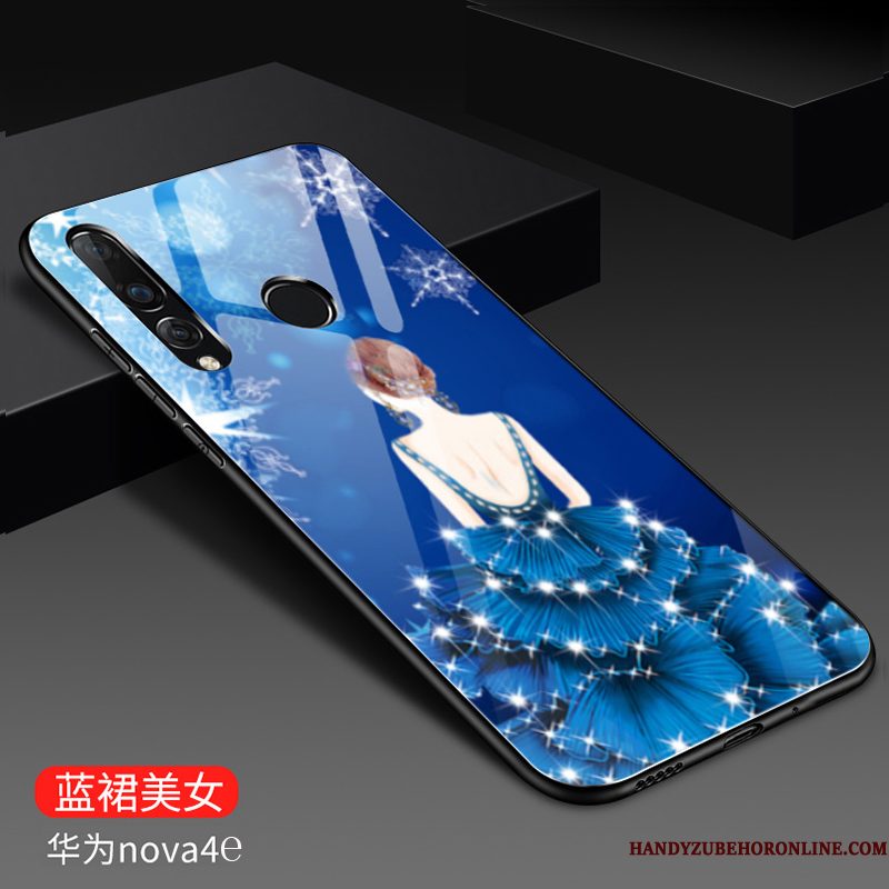 Hoesje Huawei P30 Lite Zacht Trend Persoonlijk, Hoes Huawei P30 Lite Zakken Dun Schrobben