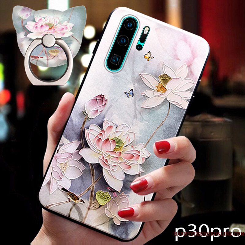 Hoesje Huawei P30 Pro Bescherming Anti-fall Jeugd, Hoes Huawei P30 Pro Zacht Chinese Stijl Trendy Merk