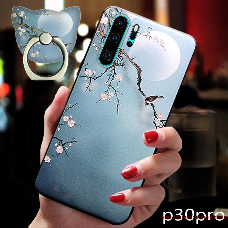 Hoesje Huawei P30 Pro Bescherming Anti-fall Jeugd, Hoes Huawei P30 Pro Zacht Chinese Stijl Trendy Merk