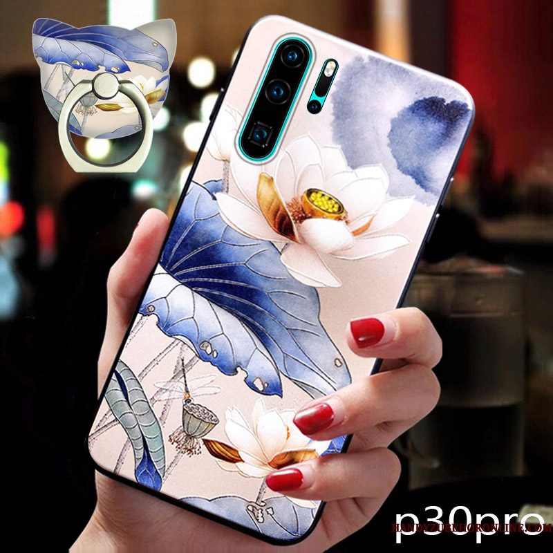 Hoesje Huawei P30 Pro Bescherming Anti-fall Jeugd, Hoes Huawei P30 Pro Zacht Chinese Stijl Trendy Merk