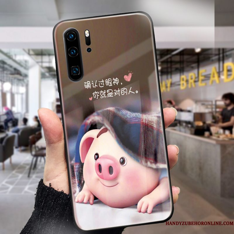Hoesje Huawei P30 Pro Spotprent Lovers Net Red, Hoes Huawei P30 Pro Bescherming Telefoon Anti-fall