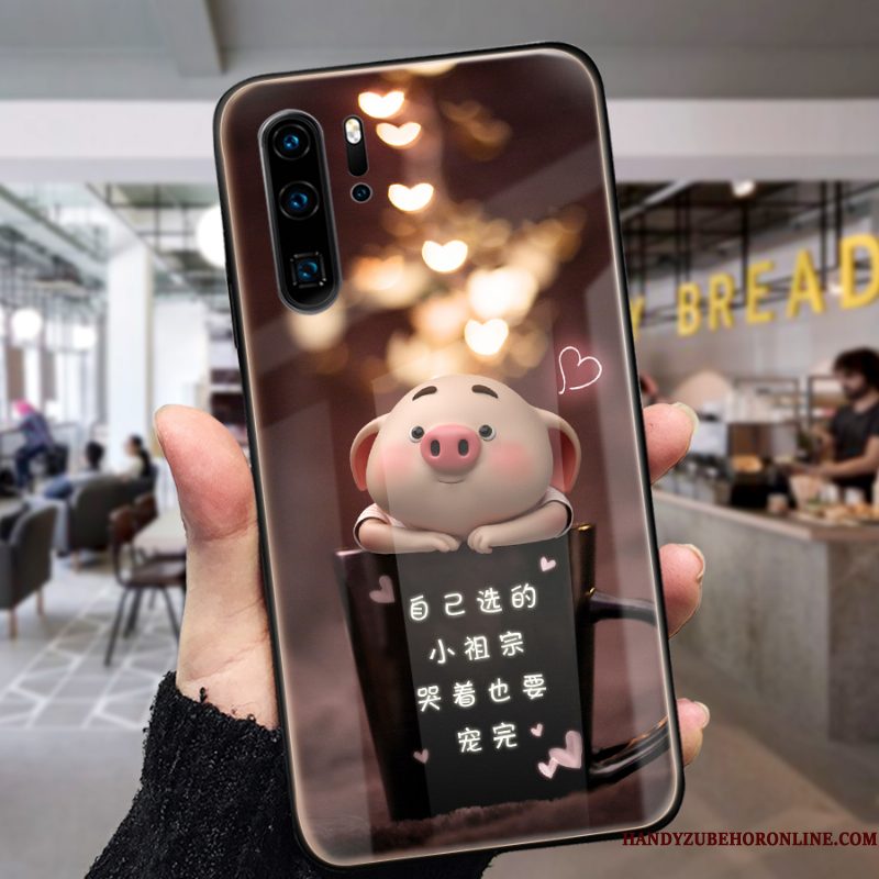 Hoesje Huawei P30 Pro Spotprent Lovers Net Red, Hoes Huawei P30 Pro Bescherming Telefoon Anti-fall