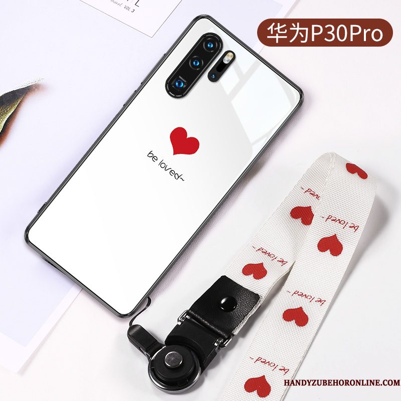 Hoesje Huawei P30 Pro Spotprent Net Red Eenvoudige, Hoes Huawei P30 Pro Siliconen Persoonlijk Trendy Merk