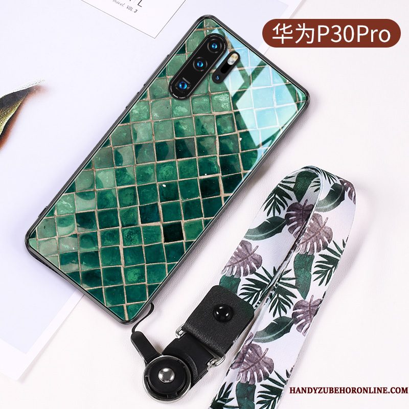 Hoesje Huawei P30 Pro Spotprent Net Red Eenvoudige, Hoes Huawei P30 Pro Siliconen Persoonlijk Trendy Merk