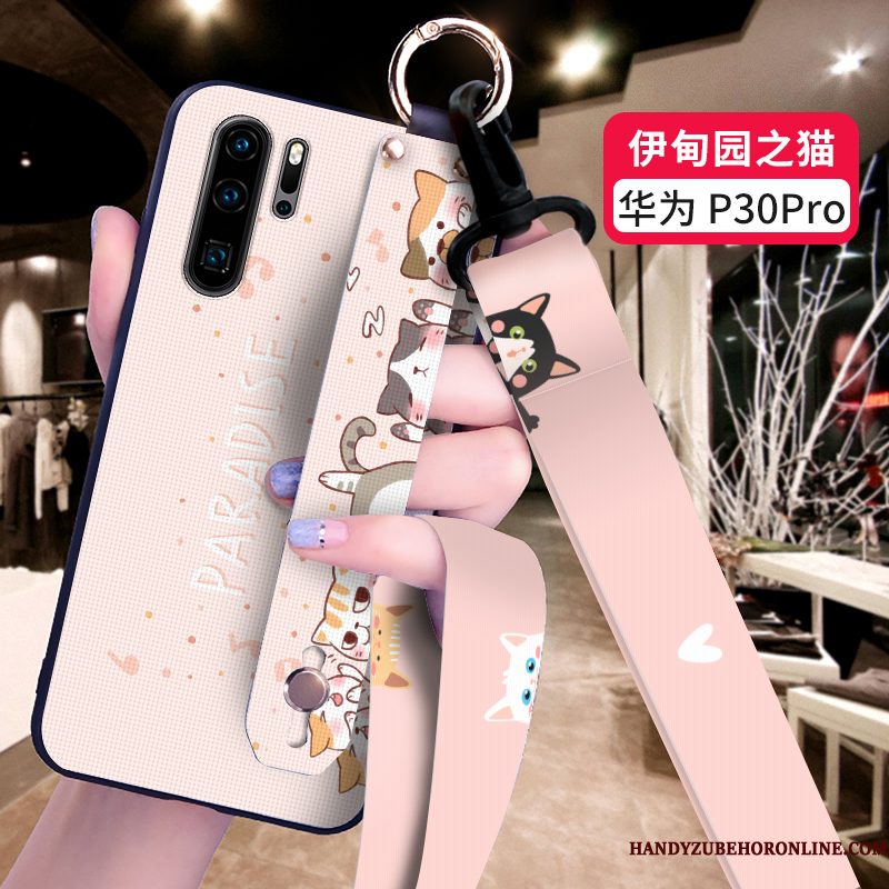 Hoesje Huawei P30 Pro Zacht Telefoon Persoonlijk, Hoes Huawei P30 Pro Scheppend Anti-fall Blauw