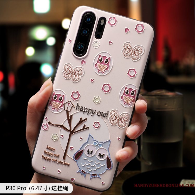 Hoesje Huawei P30 Pro Zacht Telefoon Trendy Merk, Hoes Huawei P30 Pro Spotprent Nieuw Hanger