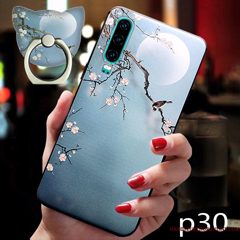 Hoesje Huawei P30 Scheppend Jeugd Trend, Hoes Huawei P30 Siliconen Anti-fall Trendy Merk