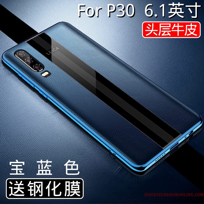 Hoesje Huawei P30 Zakken Telefoon Anti-fall, Hoes Huawei P30 Bescherming Rood