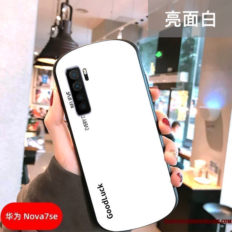 Hoesje Huawei P40 Lite 5g Scheppend Telefoon Eenvoudige, Hoes Huawei P40 Lite 5g Zakken Blauw Persoonlijk