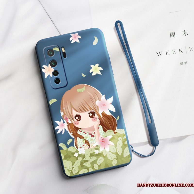 Hoesje Huawei P40 Lite 5g Siliconen Telefoon Mooie, Hoes Huawei P40 Lite 5g Zacht Anti-fall Bloemen