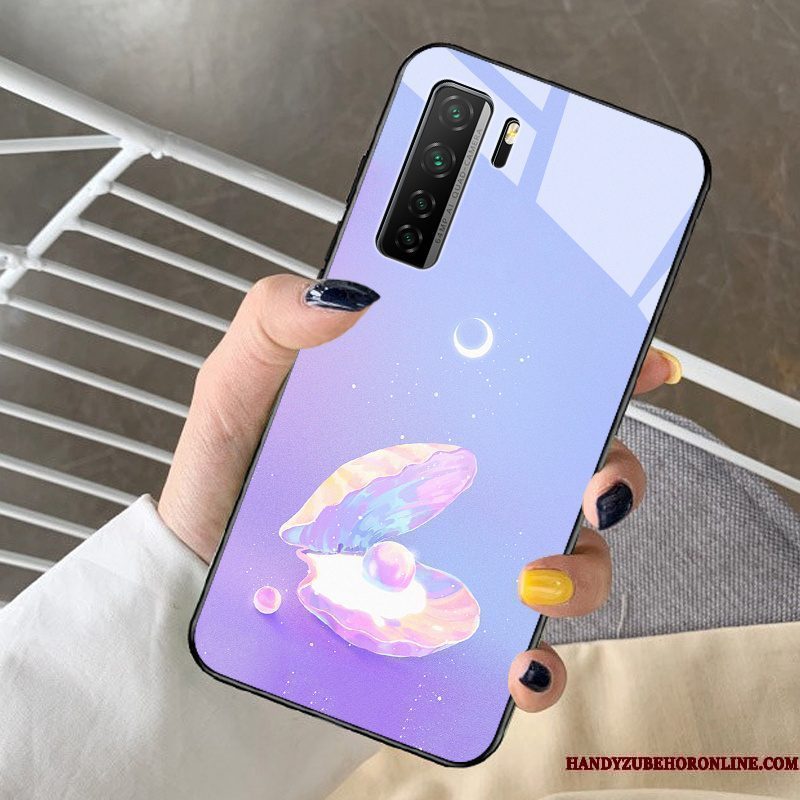 Hoesje Huawei P40 Lite 5g Spotprent Patroon Pas, Hoes Huawei P40 Lite 5g Zakken Dromen Geel