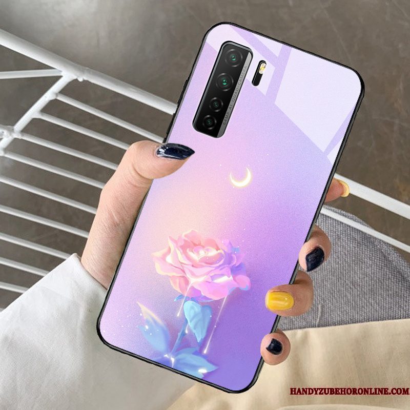 Hoesje Huawei P40 Lite 5g Spotprent Patroon Pas, Hoes Huawei P40 Lite 5g Zakken Dromen Geel