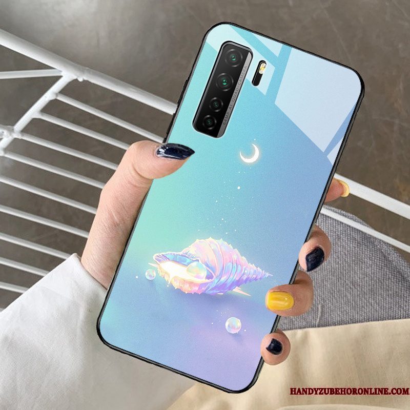 Hoesje Huawei P40 Lite 5g Spotprent Patroon Pas, Hoes Huawei P40 Lite 5g Zakken Dromen Geel