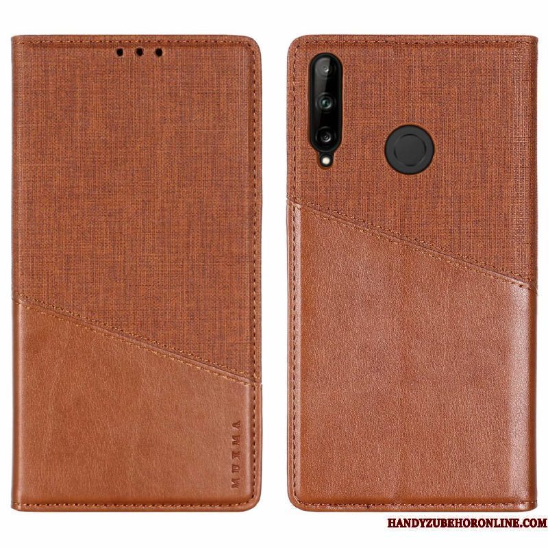 Hoesje Huawei P40 Lite E Folio Blauwtelefoon, Hoes Huawei P40 Lite E Leer