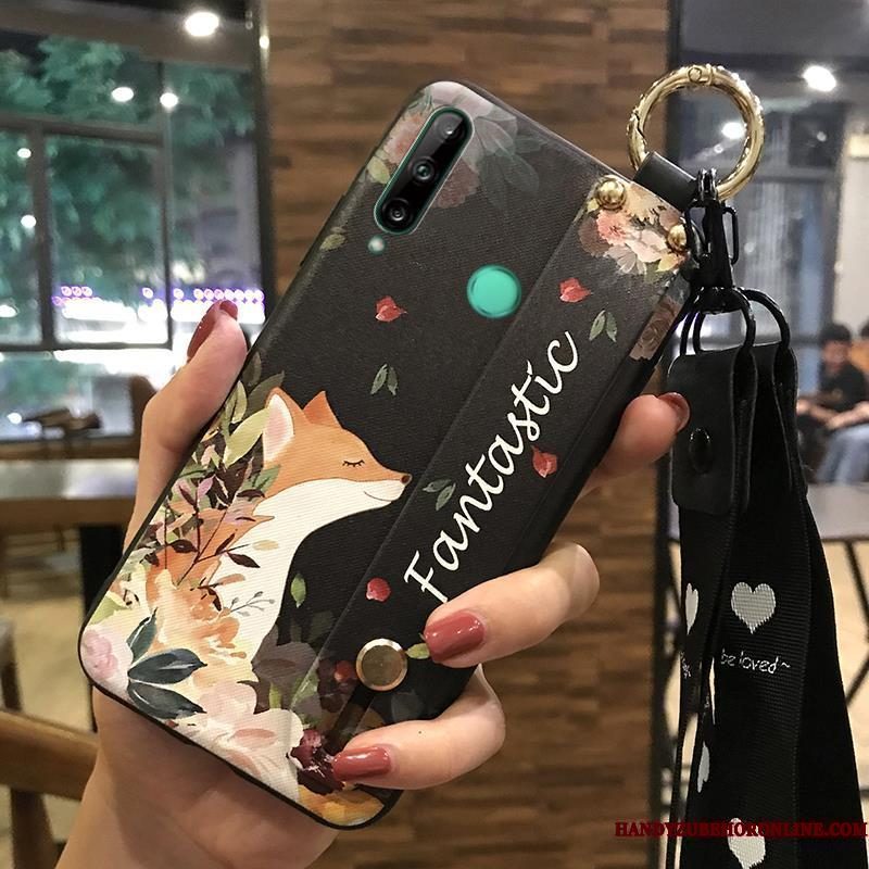 Hoesje Huawei P40 Lite E Scheppend Hanger Bloemen, Hoes Huawei P40 Lite E Bescherming Verstelefoon