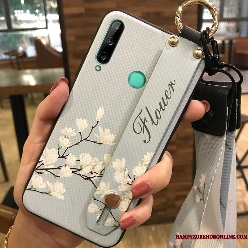 Hoesje Huawei P40 Lite E Scheppend Hanger Bloemen, Hoes Huawei P40 Lite E Bescherming Verstelefoon