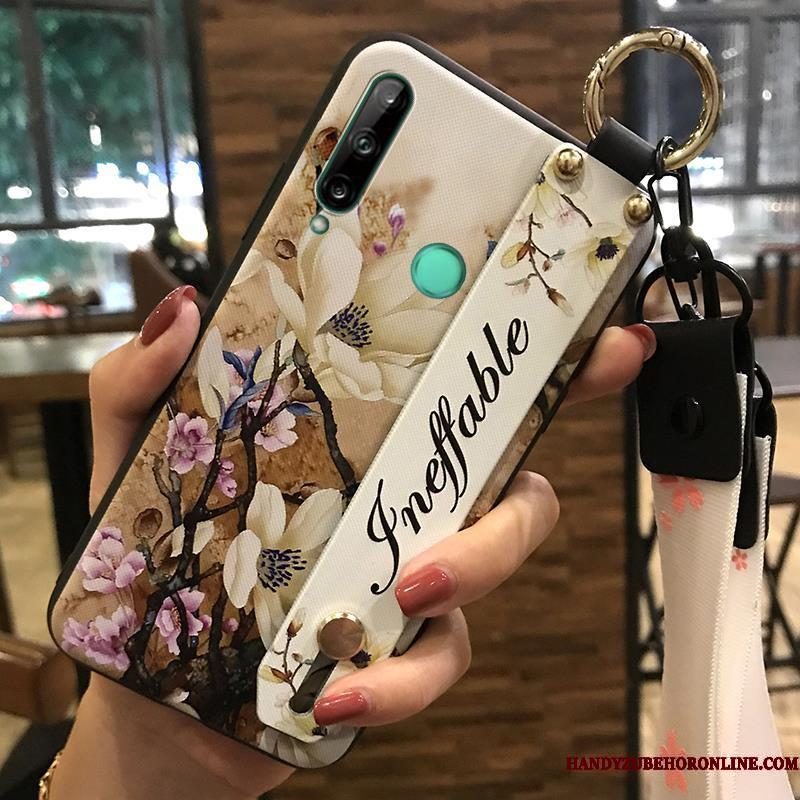 Hoesje Huawei P40 Lite E Scheppend Hanger Bloemen, Hoes Huawei P40 Lite E Bescherming Verstelefoon