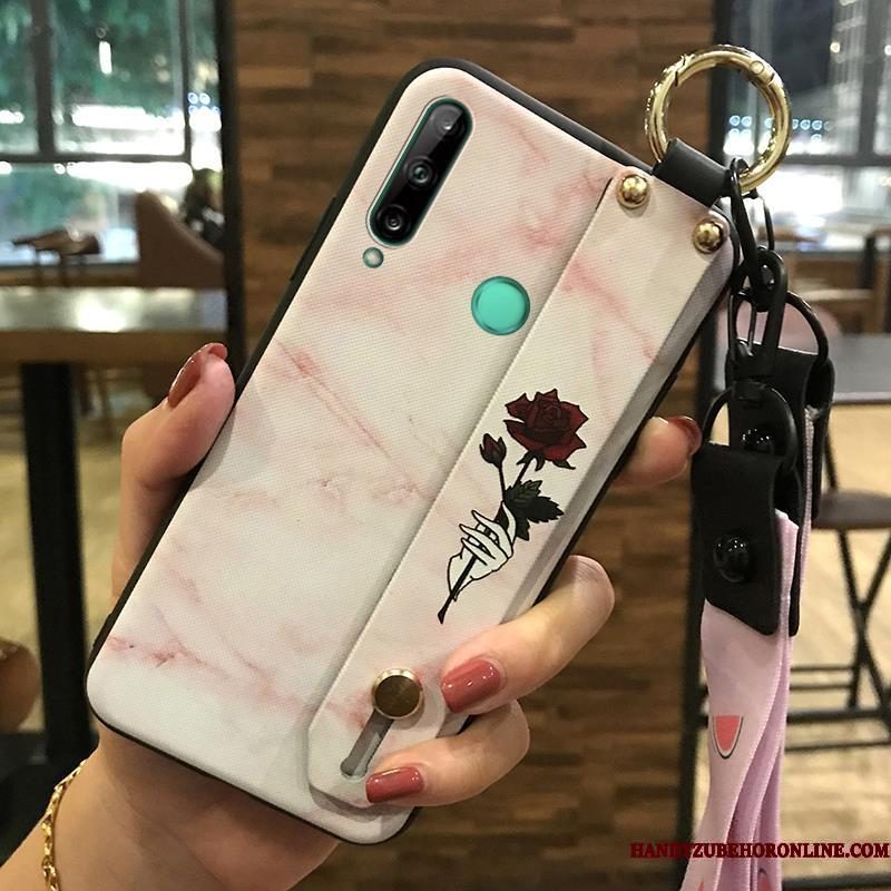 Hoesje Huawei P40 Lite E Scheppend Hanger Bloemen, Hoes Huawei P40 Lite E Bescherming Verstelefoon