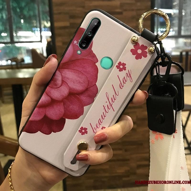 Hoesje Huawei P40 Lite E Scheppend Hanger Bloemen, Hoes Huawei P40 Lite E Bescherming Verstelefoon