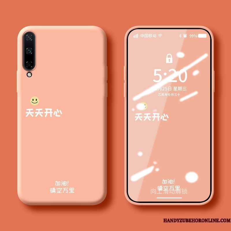 Hoesje Huawei P40 Lite E Siliconen Anti-fall Eenvoudige, Hoes Huawei P40 Lite E Zakken Net Redtelefoon