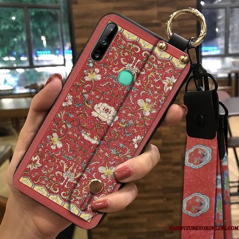 Hoesje Huawei P40 Lite E Zacht Hangertelefoon, Hoes Huawei P40 Lite E Vintage Geel Paleis