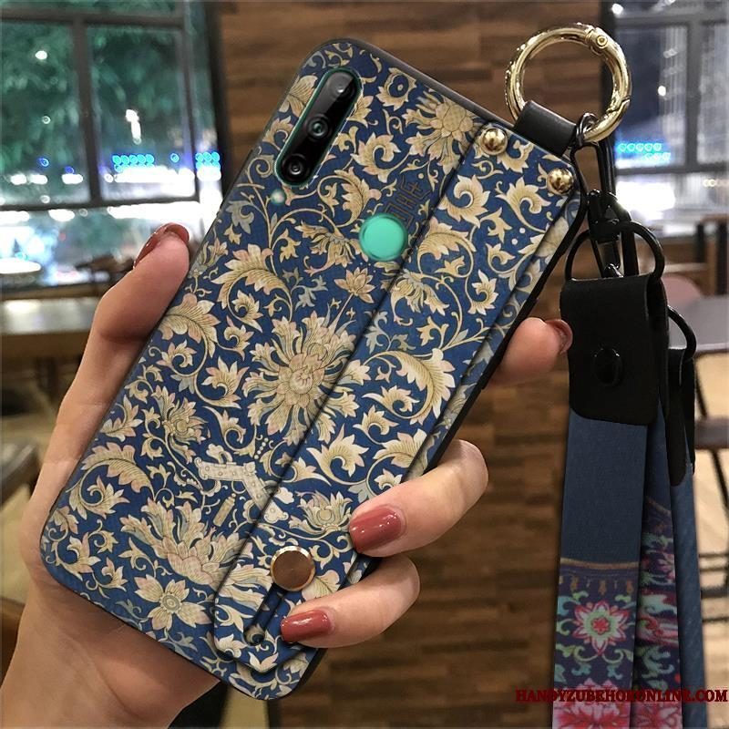 Hoesje Huawei P40 Lite E Zacht Hangertelefoon, Hoes Huawei P40 Lite E Vintage Geel Paleis