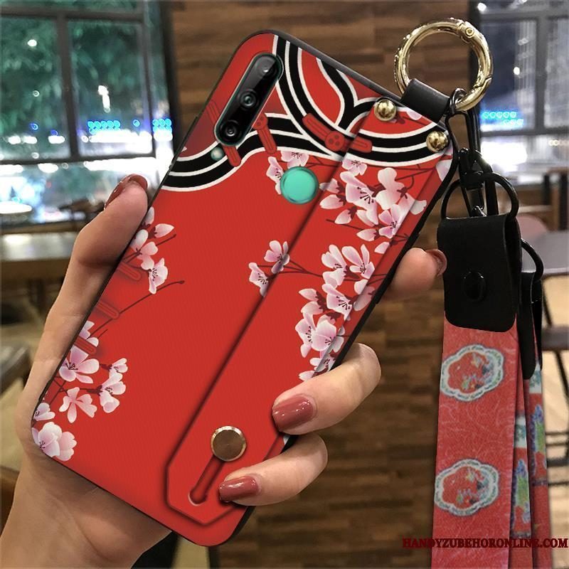 Hoesje Huawei P40 Lite E Zacht Hangertelefoon, Hoes Huawei P40 Lite E Vintage Geel Paleis