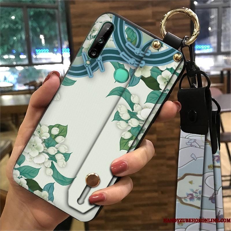 Hoesje Huawei P40 Lite E Zacht Hangertelefoon, Hoes Huawei P40 Lite E Vintage Geel Paleis