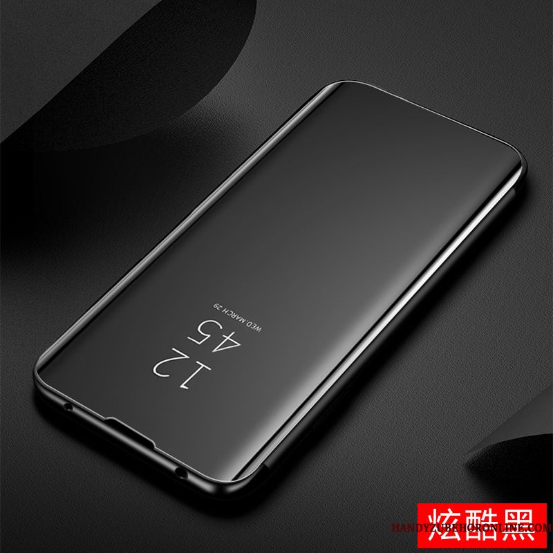 Hoesje Huawei P40 Lite Folio Geeltelefoon, Hoes Huawei P40 Lite Ondersteuning Spiegel Jeugd