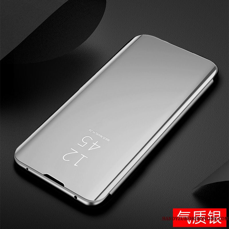 Hoesje Huawei P40 Lite Folio Geeltelefoon, Hoes Huawei P40 Lite Ondersteuning Spiegel Jeugd