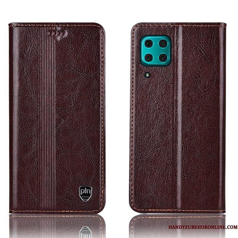 Hoesje Huawei P40 Lite Folio Telefoon, Hoes Huawei P40 Lite Leer