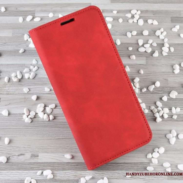 Hoesje Huawei P40 Lite Leer Bedrijf Grijs, Hoes Huawei P40 Lite Ondersteuning Kaarttelefoon