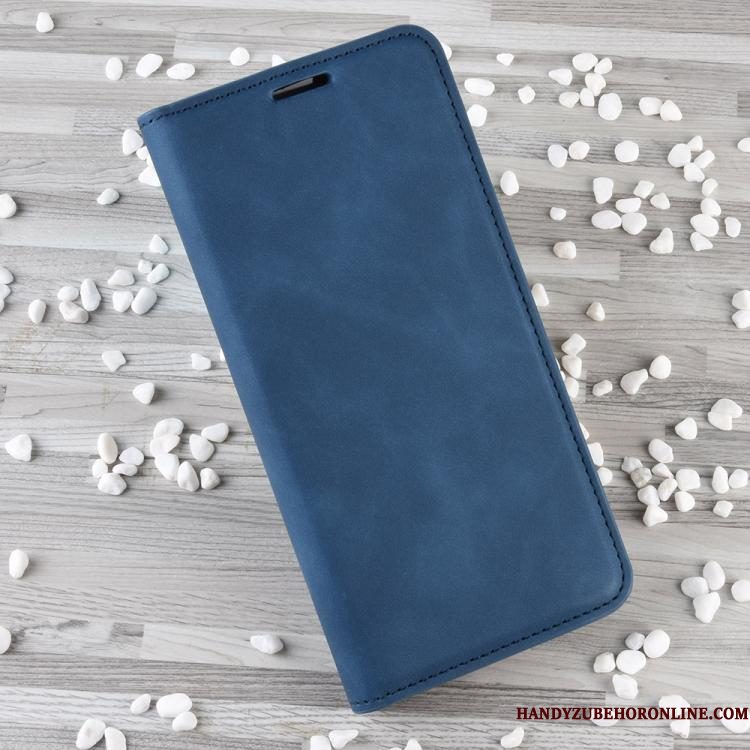 Hoesje Huawei P40 Lite Leer Bedrijf Grijs, Hoes Huawei P40 Lite Ondersteuning Kaarttelefoon