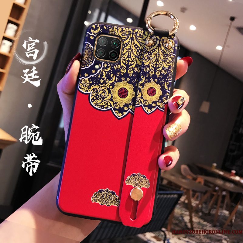 Hoesje Huawei P40 Lite Zacht Trendy Merk Wind, Hoes Huawei P40 Lite Siliconen Chinese Stijl Net Red