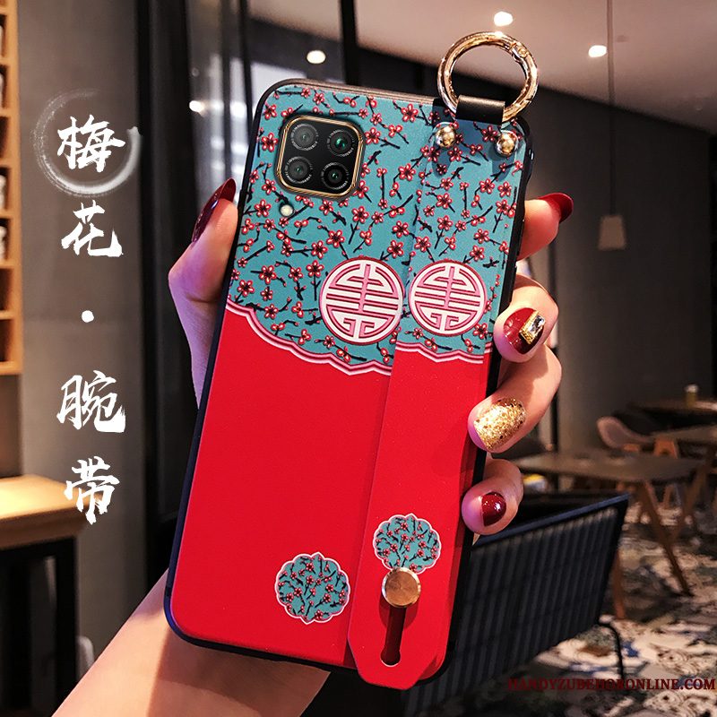 Hoesje Huawei P40 Lite Zacht Trendy Merk Wind, Hoes Huawei P40 Lite Siliconen Chinese Stijl Net Red