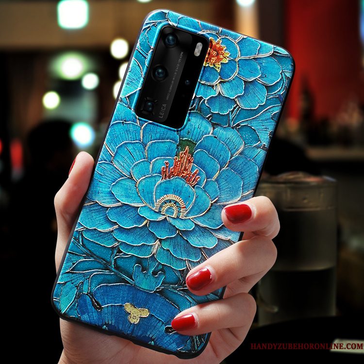 Hoesje Huawei P40 Pro Bescherming Telefoon Persoonlijk, Hoes Huawei P40 Pro Zacht Chinese Stijl Trendy Merk