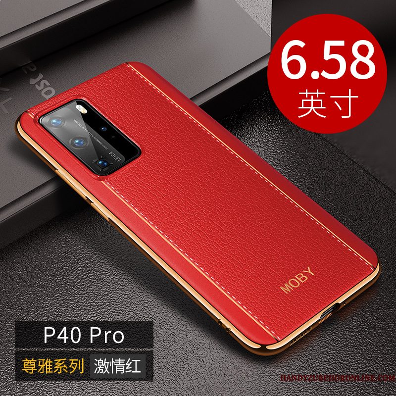 Hoesje Huawei P40 Pro Scheppend High End Trendy Merk, Hoes Huawei P40 Pro Luxe Net Red Anti-fall