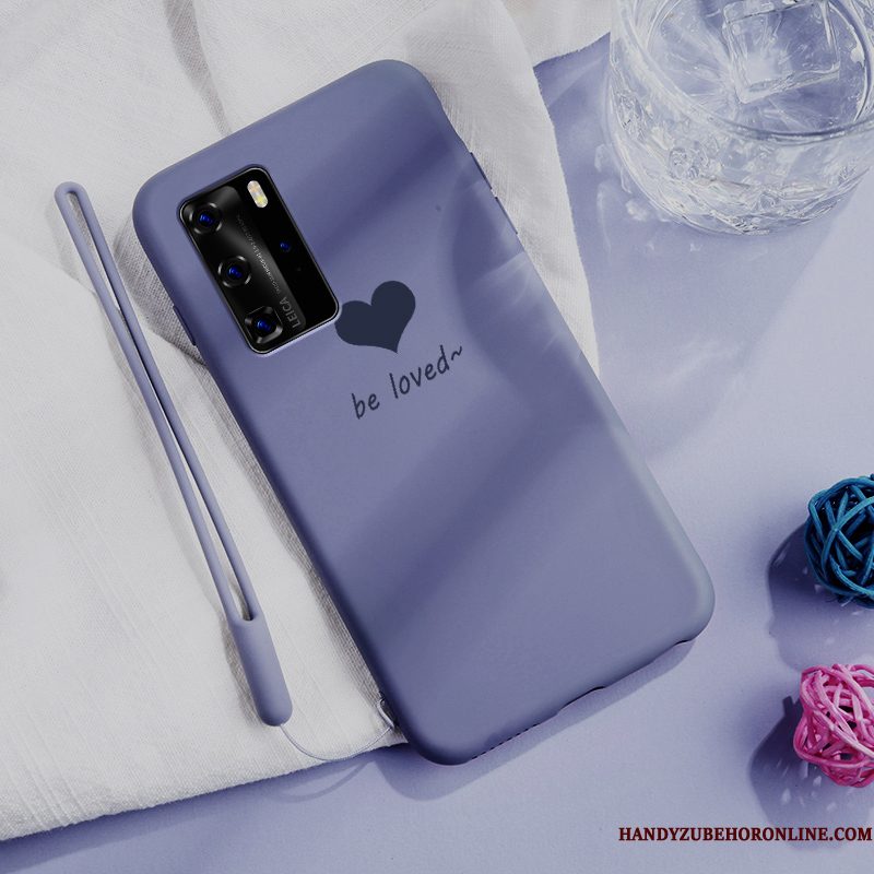 Hoesje Huawei P40 Pro Scheppend Persoonlijk Anti-fall, Hoes Huawei P40 Pro Siliconen Nieuw Net Red