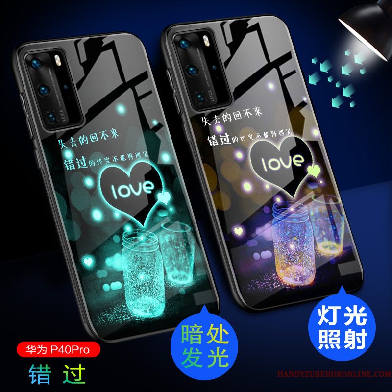 Hoesje Huawei P40 Pro Siliconen Schrobbentelefoon, Hoes Huawei P40 Pro Zakken Anti-fall High End