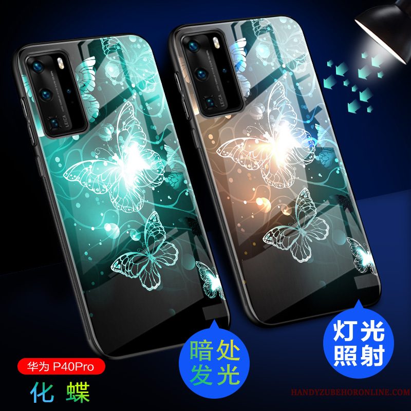 Hoesje Huawei P40 Pro Siliconen Schrobbentelefoon, Hoes Huawei P40 Pro Zakken Anti-fall High End