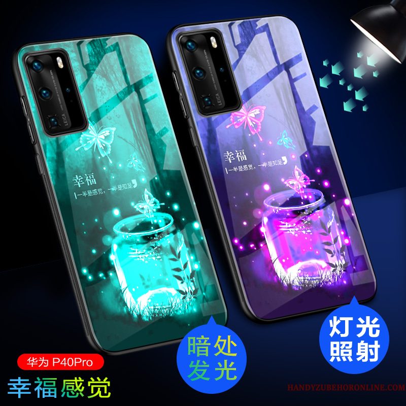 Hoesje Huawei P40 Pro Siliconen Schrobbentelefoon, Hoes Huawei P40 Pro Zakken Anti-fall High End