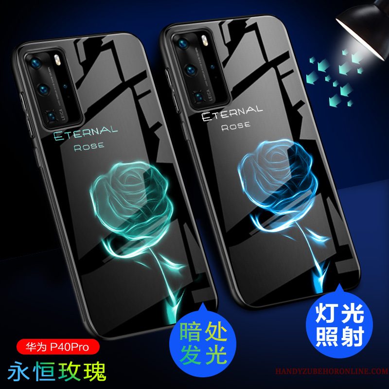 Hoesje Huawei P40 Pro Siliconen Schrobbentelefoon, Hoes Huawei P40 Pro Zakken Anti-fall High End